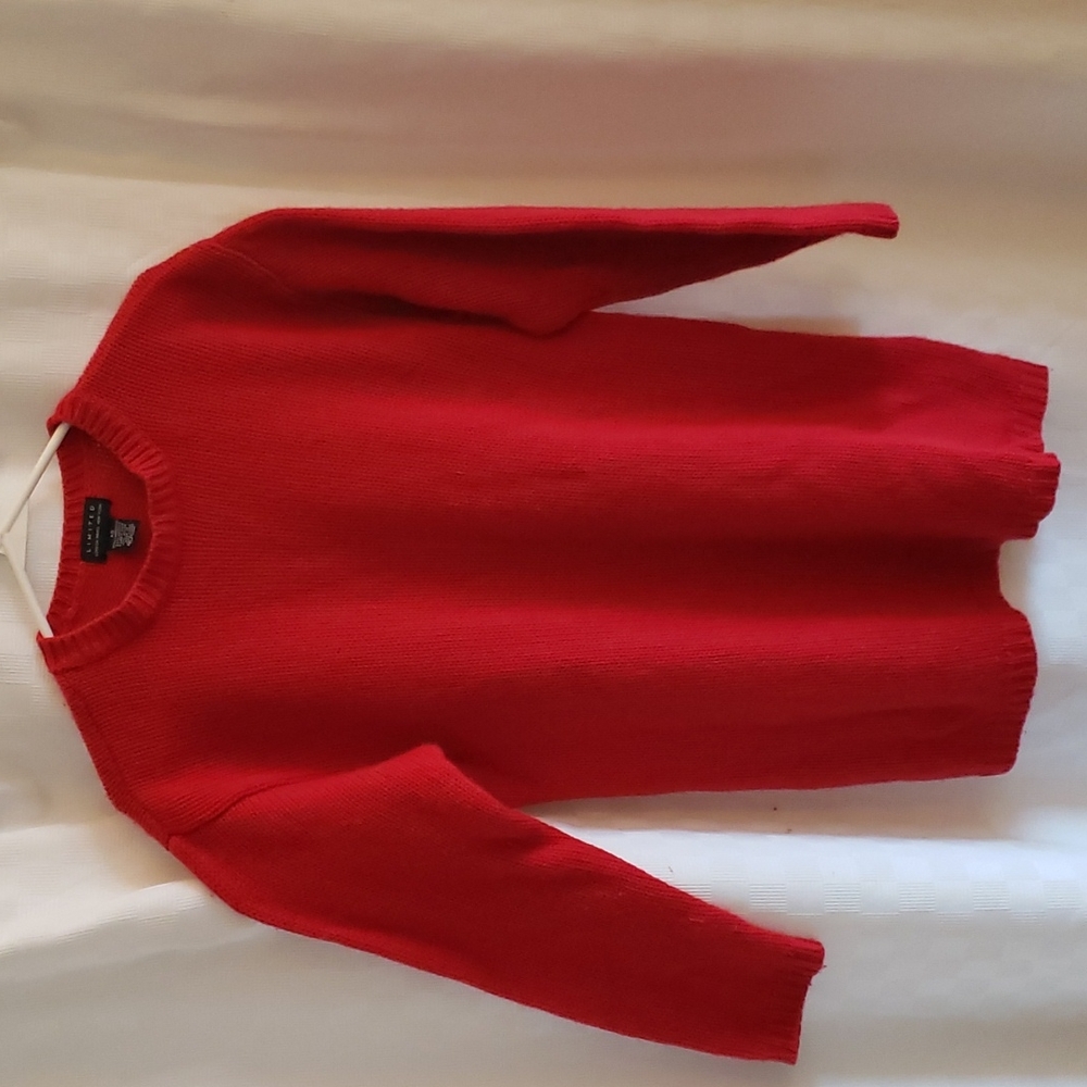 Red  Lambs Wool, Angora Sweater (Limited: London, Paris, New York)